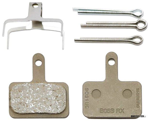 brzdové destičky SHIMANO B05S-RX polymer, v krabičce