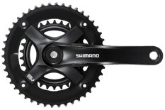 kliky SHIMANO Tourney FC-TX501-L, 175mm, 46-30 zubů, černé bez krytu