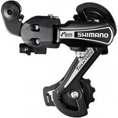 měnič SHIMANO RD-TY21SS-L, 6 speed bez háku krátké vodítko černý, v krabičce