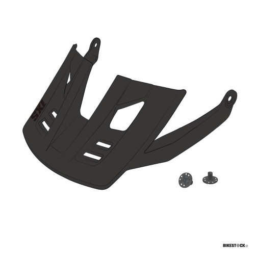 náhradní štítek IXS Trigger X černý