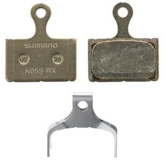 brzdové destičky SHIMANO K05S-RX polymer, GRX, Ultegra, XTR, v krabičce