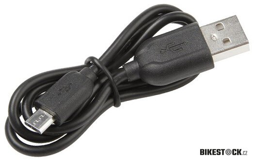 světlo přední SMART Rays 150 USB, dobíjecí, Gumový držák