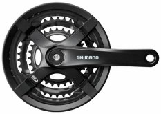 kliky SHIMANO Tourney FC-TY301-L 170mm 48-38-28 zubů, černé s  krytem