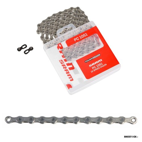 řetěz SRAM PC 1051 144 čl.+spojka PowerLock 10 speed v krabičce