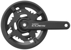 kliky SHIMANO Cues FC-U4010-2, 170mm, 46-30 zubů, černé, 11,10,9 speed, s ložisky
