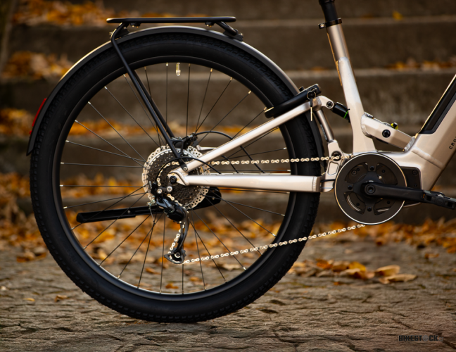 elektrokolo Rock Machine Crossride e450 FS Touring Sand Grey/Black