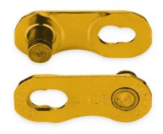 spojka řetězu KMC X Flattop NR Gold 2 ks na blistru, cena za balení