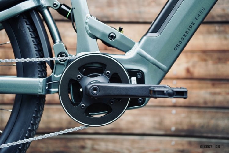 elektrokolo Rock Machine Crossride e450 FS Touring Ocean Grey/Black