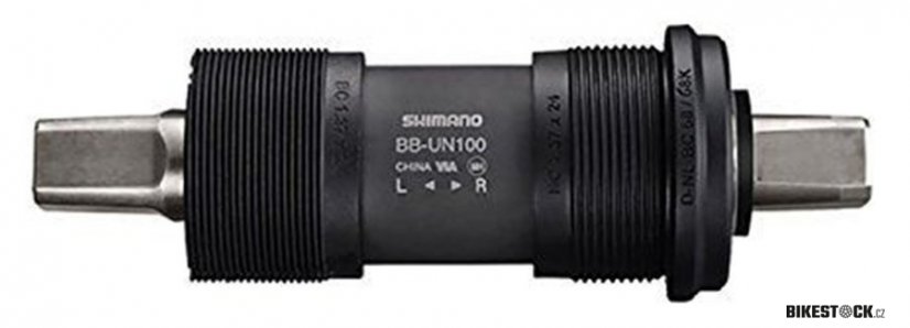 osa SHIMANO BB-UN100 BSA 68x122,5mm, D-NL, bez šroubů (v krabičce)