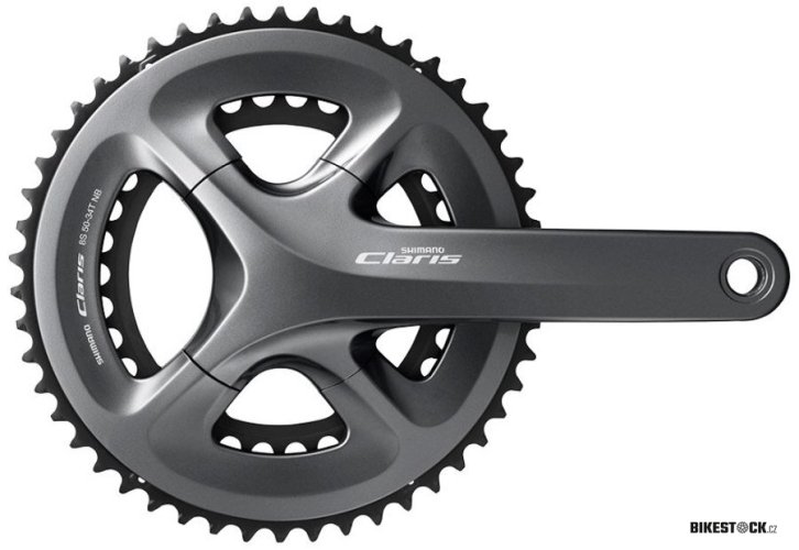 kliky SHIMANO Claris FC-R2000, 175mm, 50-34 zubů, 8 speed, bez středového ložiska, v krabičce