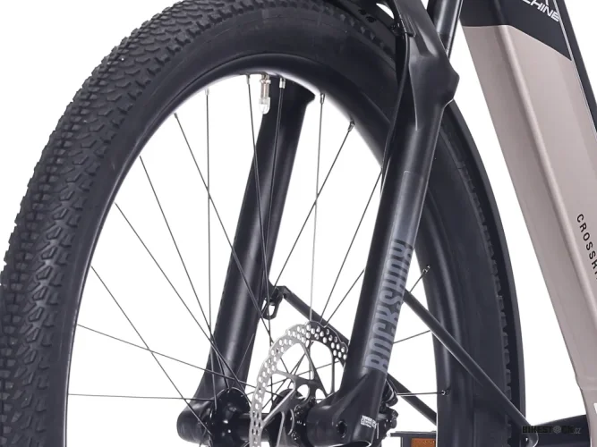 elektrokolo Rock Machine Crossride e450 FS Touring Sand Grey/Black