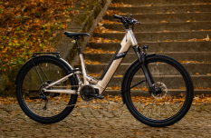 elektrokolo Rock Machine Crossride e450 FS Touring Sand Grey/Black