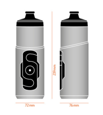 lahev FIDLOCK Bottle Twist 600 ml šedá
