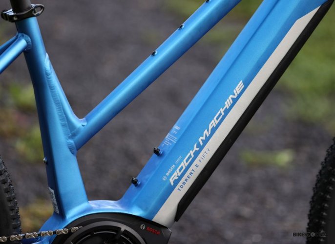 elektrokolo ROCK MACHINE Torrent e50-29 Bosch Touring Easy Entry Matte Blue/Silver
