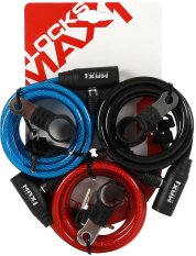 set zámků MAX1 Family Set spirála 150x0,8 cm