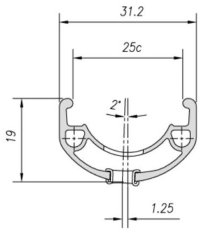 ráfek MACH1 29" Maxx disc 32děr/černý