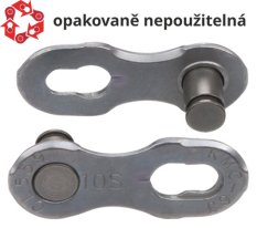 spojka řetězu KMC 10NR EPT tm. stříbrná baleno po 40 ks, cena za balení