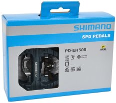 pedály SHIMANO SPD PD-EH500 s kufry SM-SH56, v krabičce