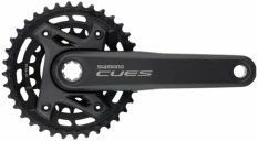 kliky SHIMANO Cues FC-U6000-2, 175mm, 36-22 zubů, černé, 11,10,9 speed