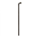 nerezový drát Pillar PSR 14, 2.0 mm, J-Bend, černý - volitelná délka 250 - 310 mm