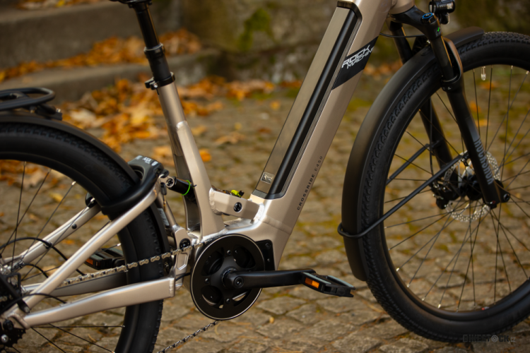 elektrokolo Rock Machine Crossride e450 FS Touring Sand Grey/Black