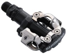 pedály SHIMANO SPD PD-M520L černé s kufry SM-SH51, v krabičce