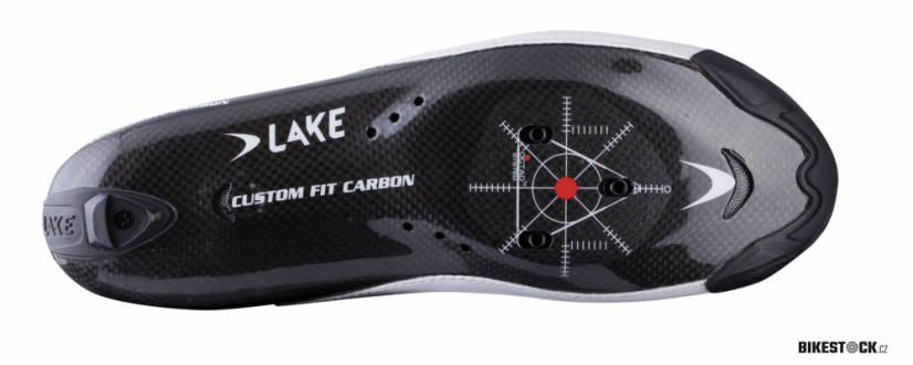 tretry LAKE CX403 Carbon bílo/černé