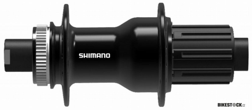 náboj disc SHIMANO FH-TC500-MS-B 32d Center lock 12mm e-thru-axle 148mm 12 rychlostí zadní černý