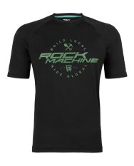 dres ROCK MACHINE Enduro černo/zelený