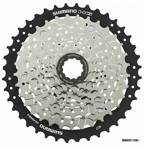 8-kazeta SHIMANO CS-HG400 11-40 zubů, stříbrná/černá, v krabičce