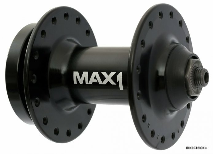 náboj přední MAX1 Sport 32h 6 děr černý