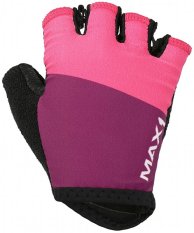dětské krátkoprsté rukavice MAX1 fialovo/růžové