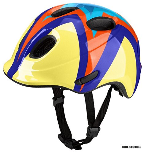 přilba KED Meggy Spark S Starburst Yellow Blue 45-50 cm
