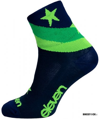 ponožky ELEVEN Howa Star Blue vel.46-48 (XL) modré/zelené