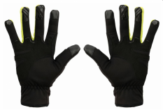 dlouhoprsté zimní rukavice ROCK MACHINE Race zeleno/černé