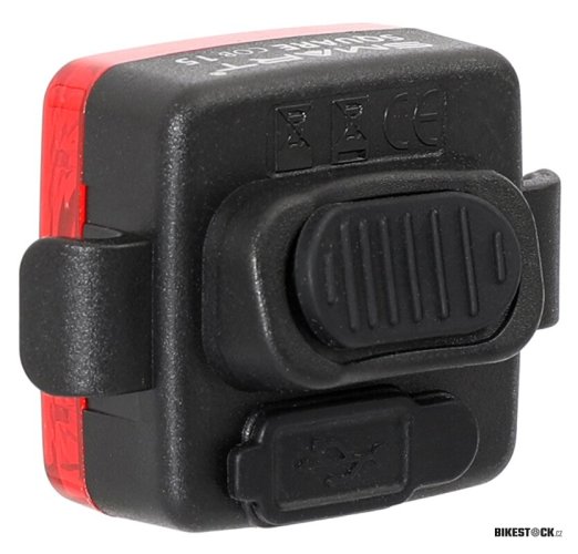 blikačka zadní SMART Square 30 lm, dobíjecí
