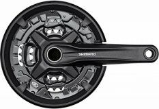kliky SHIMANO FC-MT210-L, 175mm, 40-30-22 zubů, černé, s krytem, 9 speed, v krabičce