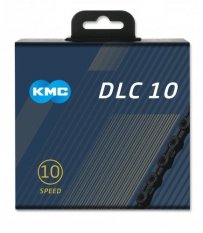 řetěz KMC DLC SL 10 černý v krabičce 116 čl.