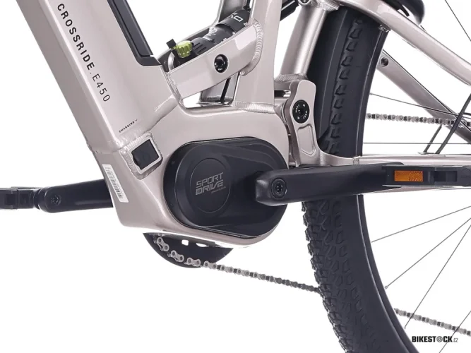 elektrokolo Rock Machine Crossride e450 FS Touring Sand Grey/Black