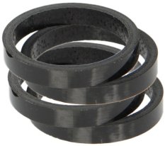 spacer A-H 1 1/8" 3mm carbon černý 5ks