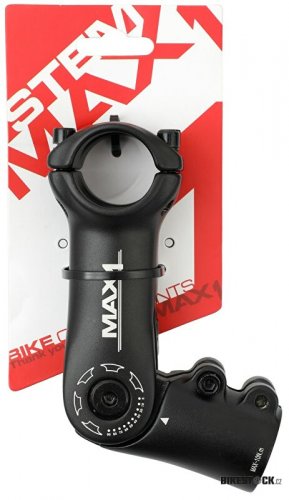 stavitelný představec MAX1 90/90°/31,8 mm černý