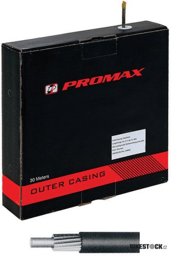 bowden PROMAX 5 mm řadící, černý, v kartonu (servisní balení po 30 m= min. obj. množství)