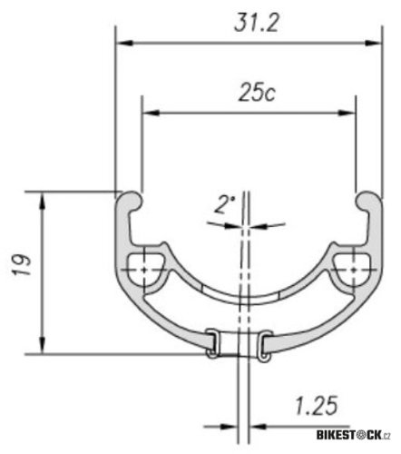 ráfek MACH1 29" Maxx disc 32děr/černý