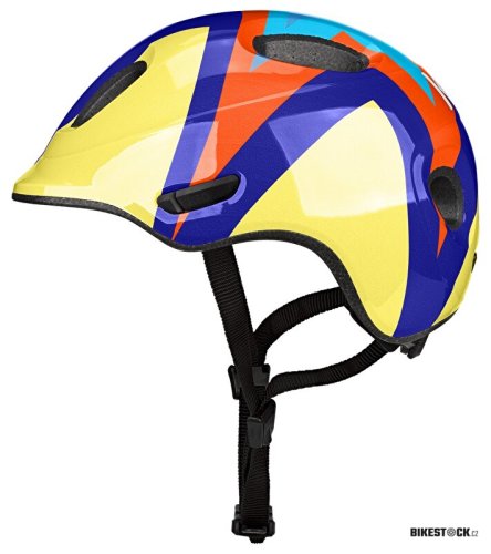 přilba KED Meggy Spark S Starburst Yellow Blue 45-50 cm