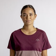 dámský dres IXS Flow Mountain Tech Tee taupe-raisin