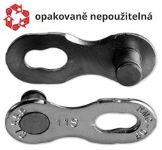 spojka řetězu KMC e11NR EPT tm. stříbrná baleno po 5ks, cena za balení