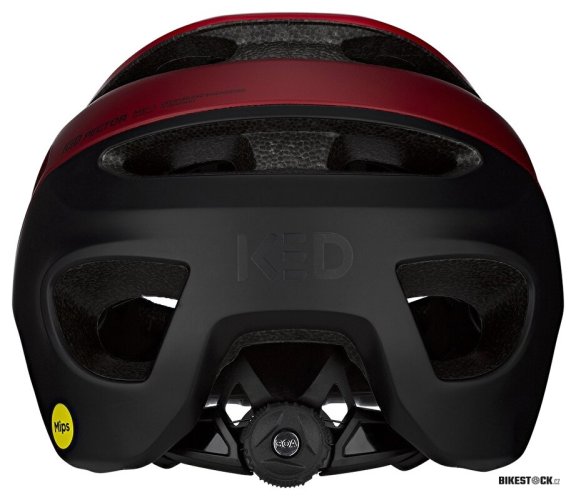 přilba KED Pector MIPS M černo/červená matná 52-58 cm