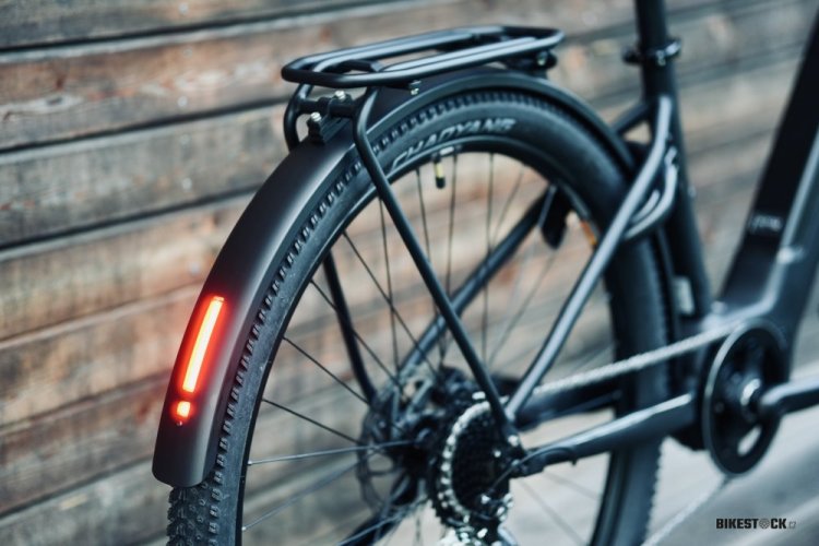 elektrokolo Rock Machine Crossride e450 Touring matná černá/stříbrná