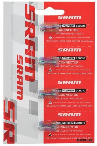 spojka řetězu SRAM 12 speed, PowerLock Eagle Rainbow (4 ks na kartě)