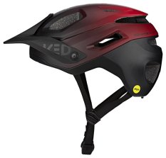 přilba KED Pector MIPS M černo/červená matná 52-58 cm
